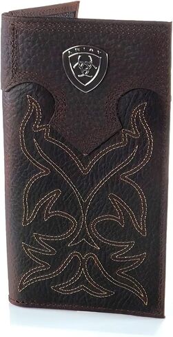 Ariat Men's Boot-Embroidery Rodeo Tan Wallet in Saudi Arabia