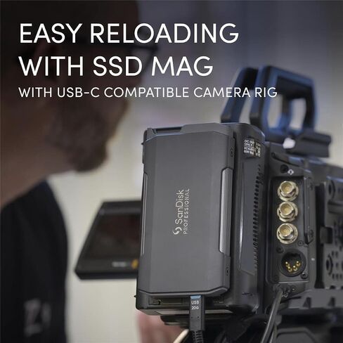 SanDisk Professional 0TB PRO-Blade Transport - Portable and Modular NVMe SSD, Up to 2000MB/s, USB-C, USB 3.2 gen 2x2, Solid State Drive - SDPM2NB-0000-GBAND in Saudi Arabia