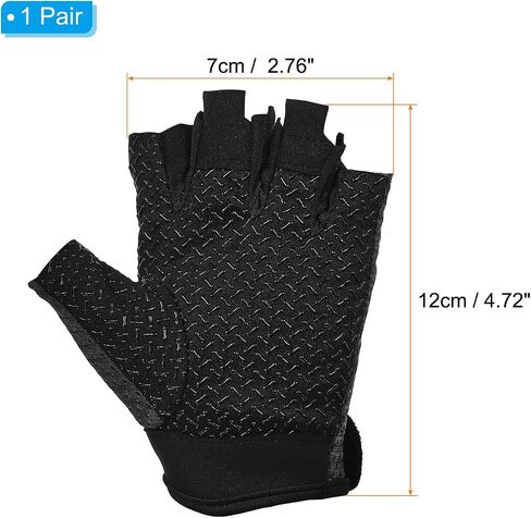 PATIKIL Fishing Gloves Breathable Fingerless Sun Protection Gloves for Men Women Rowing Kayaking Cycling in Saudi Arabia