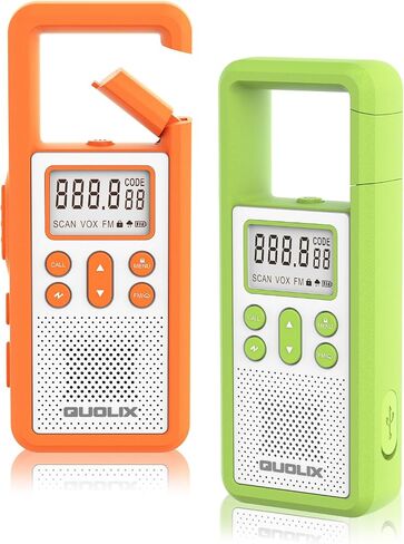 Rechargeable Walkie Talkies for Kids 2 Pack, 3 Miles Long Range 22 CH Two Way Radio with VOX & NOAA Weather Alert Flashlight, Birthday Gifts for 3-12 Year Old Boys Girls Outdoor Camping Hiking Toys in Kuwait