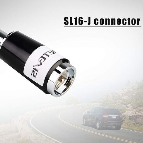Retevis MA08 Mobile Antenna,UHF 400-470MHz Antenna Compatible with Retevis RT95 RT9000D RT98 RT73 RT97P RT97,Radio Antenna with SL16-J/M Connector,for Cars and Antenna Bases(1 Pack) in Saudi Arabia
