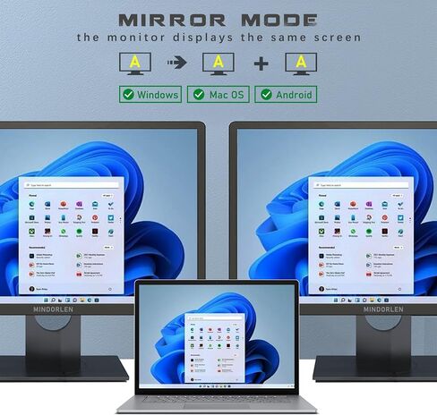 USB C to Dual HDMI Adapter for Monitor, USBC Laptop Docking Station Dual Monitor Dongle MacBook, USB-C Hub Powered Mac, USB 3.0 to USB c Adapter Cable with Fast Charging Chromebook, Type C Dock in Kuwait