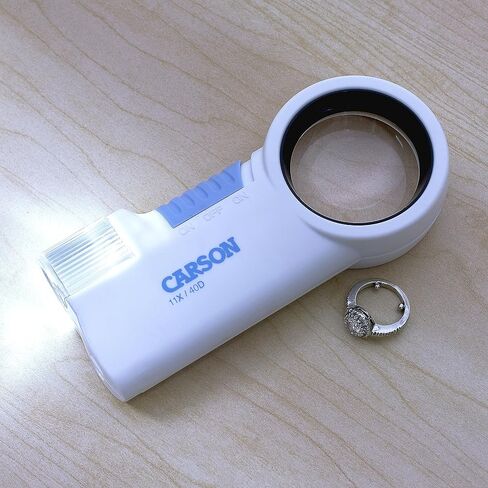 Carson PRO Series MagniFlash High Powered Aspheric Lens LED Lighted Magnifiers and Flashlights - Available in 5X, 7X, 9X, 11x Magnifications in Saudi Arabia