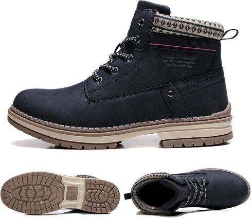 حذاء AX BOXING للسيدات للمشي لمسافات طويلة مضاد للانزلاق أحذية الثلوج مقاومة للماء أحذية الشتاء الدافئة للعمل في الهواء الطلق in Kuwait