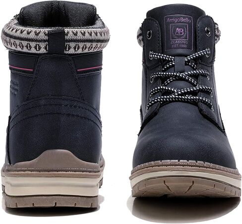 حذاء AX BOXING للسيدات للمشي لمسافات طويلة مضاد للانزلاق أحذية الثلوج مقاومة للماء أحذية الشتاء الدافئة للعمل في الهواء الطلق in Kuwait