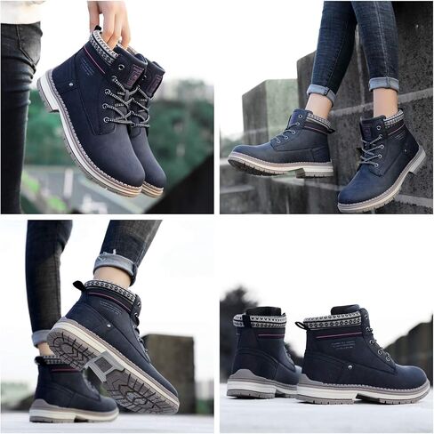 حذاء AX BOXING للسيدات للمشي لمسافات طويلة مضاد للانزلاق أحذية الثلوج مقاومة للماء أحذية الشتاء الدافئة للعمل في الهواء الطلق in Kuwait