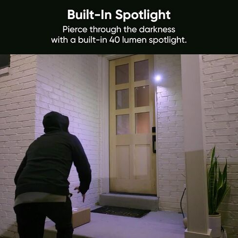 WYZE Cam OG Indoor/Outdoor 1080p Wi-Fi Smart Home Security Camera with Color Night Vision, Built-in Spotlight, Motion Detection, 2-Way Audio, Compatible with Alexa & Google Assistant, Black in Saudi Arabia