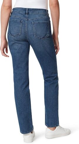 Bandolino Women's Mandie Signature Fit 5 High Rise Jean, Rinse, 6 Petite in Saudi Arabia