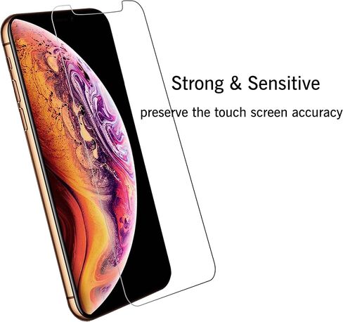 Ailun Privacy Screen Protector for iPhone 11 Pro Max/iPhone Xs Max [6.5 Inch] 2Pack Anti Spy Private Case Friendly Tempered Glass [Black] in Saudi Arabia