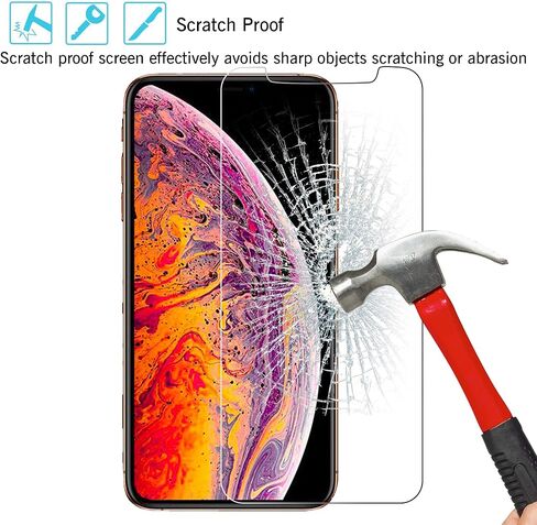 Ailun Privacy Screen Protector for iPhone 11 Pro Max/iPhone Xs Max [6.5 Inch] 2Pack Anti Spy Private Case Friendly Tempered Glass [Black] in Saudi Arabia