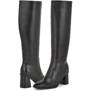 Nine West Women's DORTHA Knee High Boot, Black 001, 8 in Kuwait