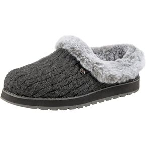 Skechers BOBS Women's Keepsakes Ice Angel Slipper, Natural, 8 M US