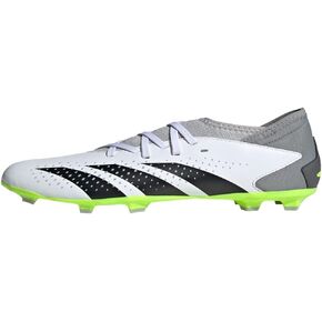 adidas Predator Accuracy.3 Firm Ground Soccer Cleats (Little Kid/Big Kid) Footwear White/Core Black/Lucid Lemon 1.5 Little Kid M