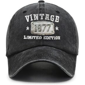 Vintage 1974 1975 1976 1977 1978 1979 Baseball Cap Birthday Gifts for Men Women Embroidered Hat Limited Edition