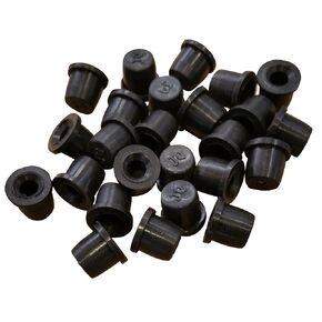 (25 Pack) Brake Bleeder Screw Caps Grease Zerk Fitting Cap Rubber Dust Cover