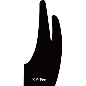 XPPen Digital Drawing Glove Two-Finger Artist Glove for Drawing Tablet Cute Cat Print Drawing Glove Suitable for Right and Left Hand