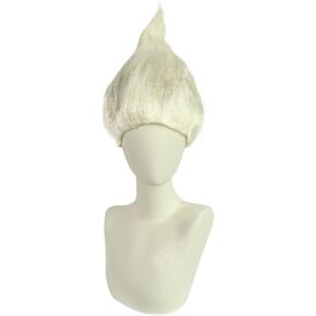 ANOGOL Hair Cap + Purple Cosplay Wig for Halloween Party Costume for Anime Cosplay Adult Wigs Peluca Purple Short Synthetic Wigs