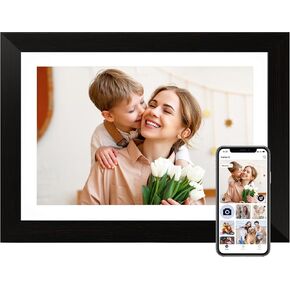 ryesug Digital Picture Frame 15.6 Inch WiFi Smart Digital Photo Frame 32GB Memory, Electronic Picture Frame IPS HD Touch Screen, Wall Mountable, Auto-Rotate Share Photos and Videos Instantly