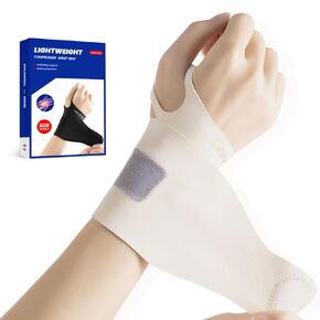 Galvaran Carpal Tunnel Ultra-Thin Wrist brace, Adjustable Compression Wrist wrap for Tendonitis,carpal Tunnel Syndrome，Arthritis, Repetitive Strain Injury ，Sturdy，Breathable(Black)