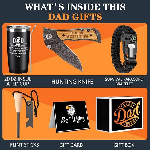 Gifts for Dad, Unique Valentines Day Dad Gifts Multifunctional Tool Set Birthday Gift for Him from Daughter, Dad Men Gift, Cool Dad Fathers Day, Christmas, Bithday Gifts in Kuwait