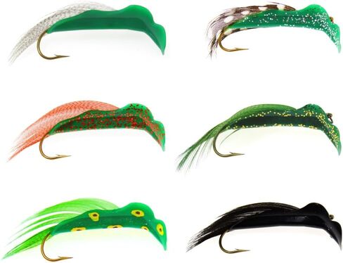 Bingo Bug Lures Trout, Brook & Speckled Trout, Kokanee & Perch Combo Sets Size 8 Six Assorted Colors in Saudi Arabia