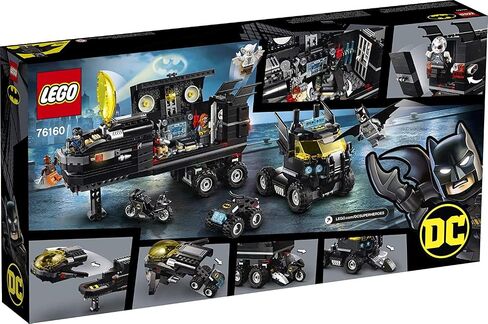 LEGO DC Mobile Bat Base 76160 Batman Building Toy, GOTHAM CITY Batcave Playset and Action Minifigures, Great ‘Build Your Own Truck’ Batman Gift for Kids Aged 6 and up (743 Pieces) in Saudi Arabia
