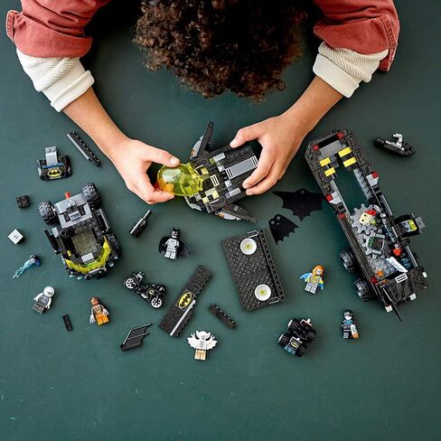LEGO DC Mobile Bat Base 76160 Batman Building Toy, GOTHAM CITY Batcave Playset and Action Minifigures, Great ‘Build Your Own Truck’ Batman Gift for Kids Aged 6 and up (743 Pieces) in Saudi Arabia