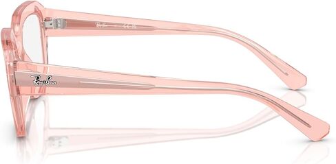 Ray-Ban RX7225 Leonid Square Prescription Eyewear Frames, Black/Demo Lens, 54 mm in Saudi Arabia