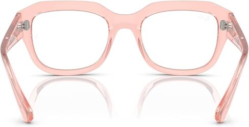 Ray-Ban RX7225 Leonid Square Prescription Eyewear Frames, Black/Demo Lens, 54 mm in Saudi Arabia