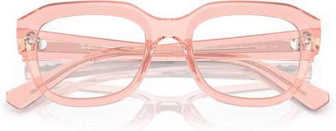 Ray-Ban RX7225 Leonid Square Prescription Eyewear Frames, Black/Demo Lens, 54 mm in Saudi Arabia