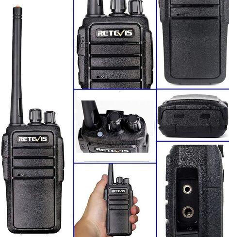 Retevis RT21 Walkie Talkies for Adults, 2 Way Radio Long Range, Two Way Radio Rechargeable, Handheld Radio, Portable, FRS, Durable, Heavy Duty, for Business(4 Pack) in Kuwait