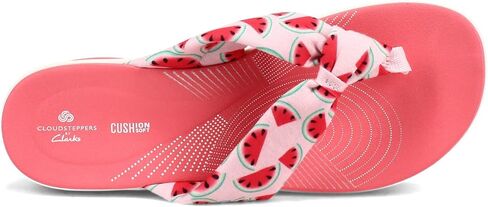 Clarks Women's Arla Glison Flip Flop Black Textile/black sole 6 M in Kuwait
