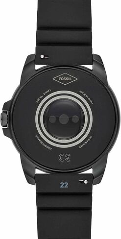 Fossil 44mm Gen 5E Stainless Steel and Silicone Touchscreen Smart Watch with Heart Rate in Saudi Arabia