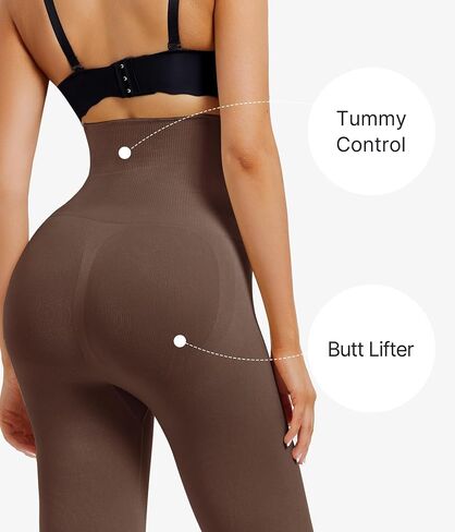 Nebility Compression Leggings for Women Tummy Control Butt Lifting Shapewear High Waist Thigh Slimmer Pants Body Shaper in Saudi Arabia