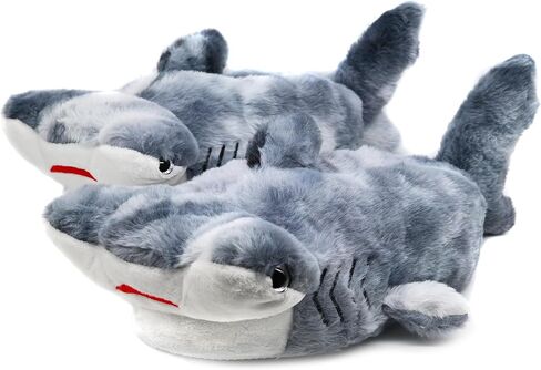 Women's Fluffy Animal Slippers, Novelty Shark Whale Fish Slippers for Women and Men in Saudi Arabia