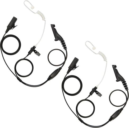 10 Pack BCT22-M9 2-Wire Surveillance Acoustic Tube Earpiece with PTT Mic Compatible with Motorola APX 8000 APX 7000 4000 XPR 7580e 7380e XPR 7550 7350e 7350 APX6000 APX7000 APX8000 XPR7550 in Saudi Arabia