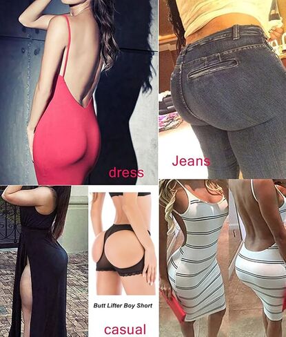 FUT Women Seamless Butt Lifter Body Shaper Tummy Control Panties Boyshorts in Kuwait