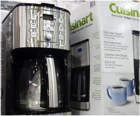 ماكينة تحضير القهوة المركزية القابلة للبرمجة سعة 14 كوب من Cuisinart (متجددة) in Saudi Arabia