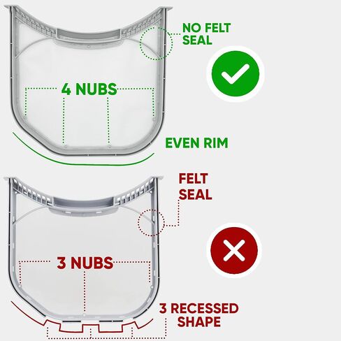 فلتر الوبر ADQ56656401 لـ LG ADQ566564 وKenmore Dry Lint Screen أرقام الأجزاء البديلة AP4457244، PS3531962، 1462822، AH3531962، EA3531962 (عبوة واحدة) in Kuwait