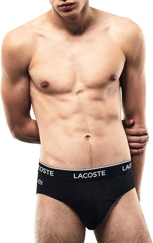 ملخصات كاجوال كلاسيكية للرجال من Lacoste مكونة من 3 قطع قطنية مطاطة in Saudi Arabia