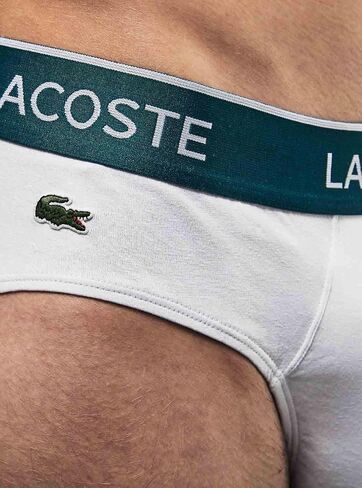 ملخصات كاجوال كلاسيكية للرجال من Lacoste مكونة من 3 قطع قطنية مطاطة in Saudi Arabia