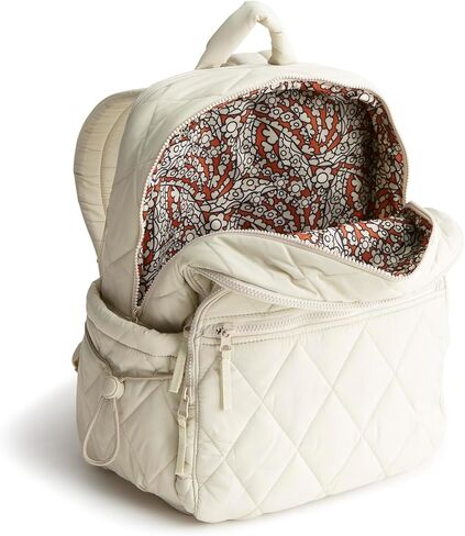 Vera Bradley Women's Nylon Large Bancroft Backpack, Potter's Clay, One Size in Saudi Arabia