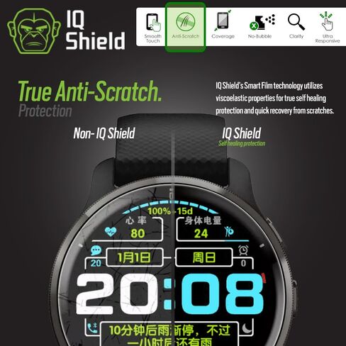 IQShield Screen Protector Compatible with Garmin Venu 2 / Garmin Venu 2 Plus 45mm (6-Pack) Anti-Bubble Clear TPU Film in Kuwait