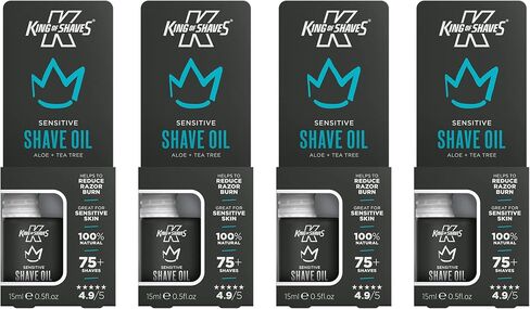 King Of Shaves Sensitive Shaving Oil For Men 15ml Packaging May Vary in Saudi Arabia