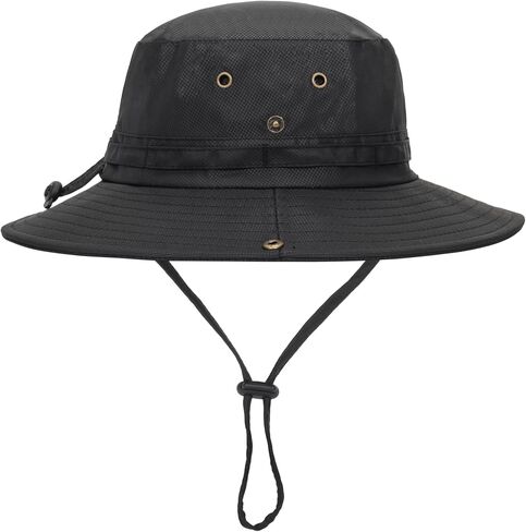 Sun Hat for Men/Women with UV Protection Wide Brim Bucket Hat Breathable Fishing Hat Safari Boonie Cap in Saudi Arabia