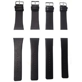 NZZXTO Replacement Leather Watch Band for Skagen Bering Unisex Watches with Screw