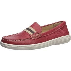 MARC JOSEPH NEW YORK Kids Boys/Girls Leather Elastic Grow Gain Loafer