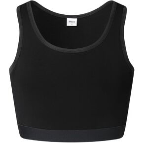 JARAZIN Chest Binder FTM for Women Cotton Elastic Pullover Half Breathable Breast Trans Binder Bra Tank Top