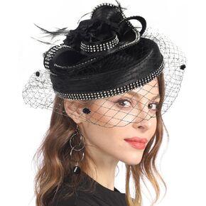 Fascinators Tea Party Hat for Women Derby Church Wedding Dress Cocktail Hats