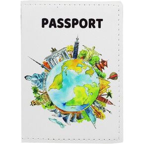 Cute Butterfly Passport Cover Women Flower Passport Horder PU Leather Travel Butterfly Passport Book Holder (Butterfly A)
